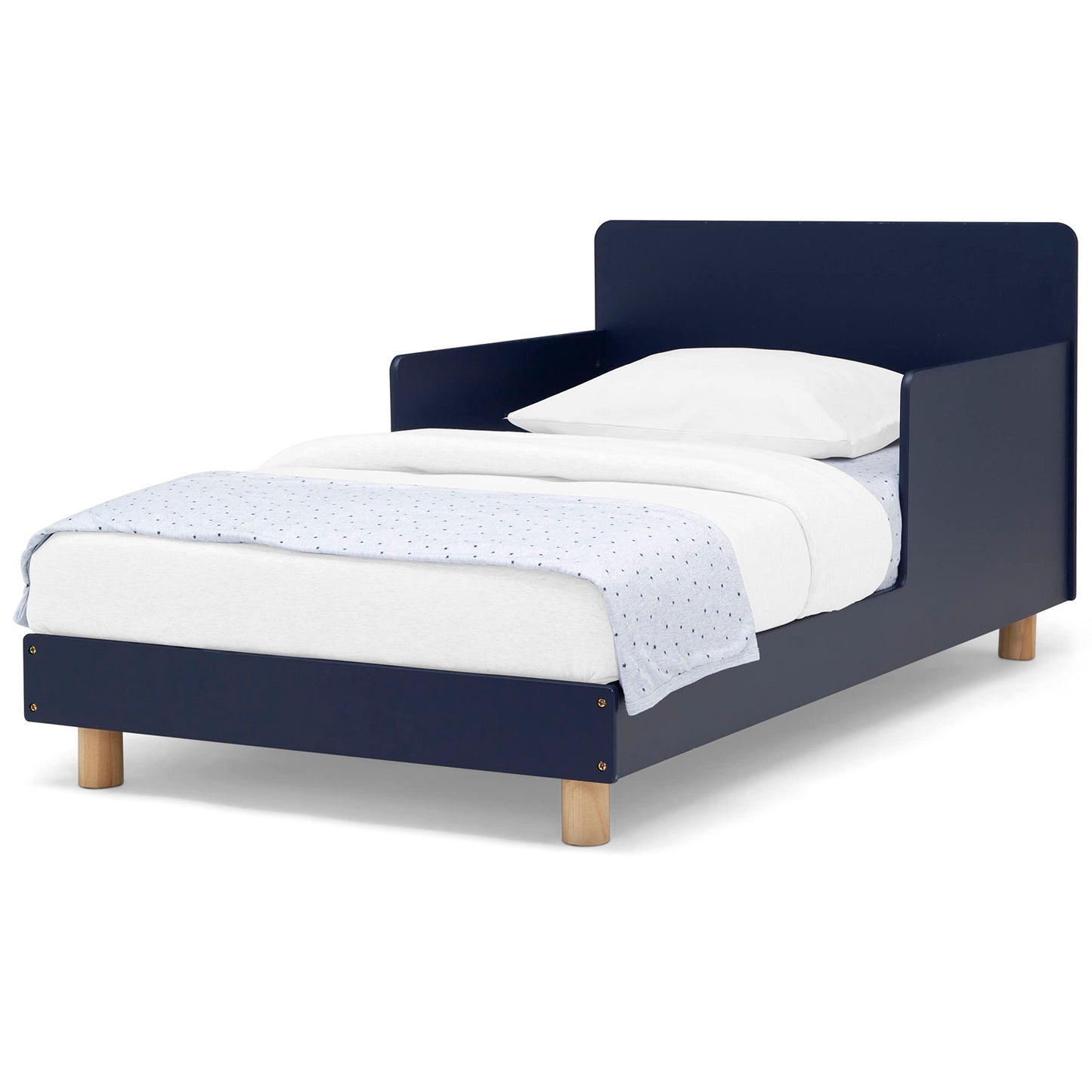 GAP GapKids Toddler Bed - Greenguard Gold Certified, Navy/Natural