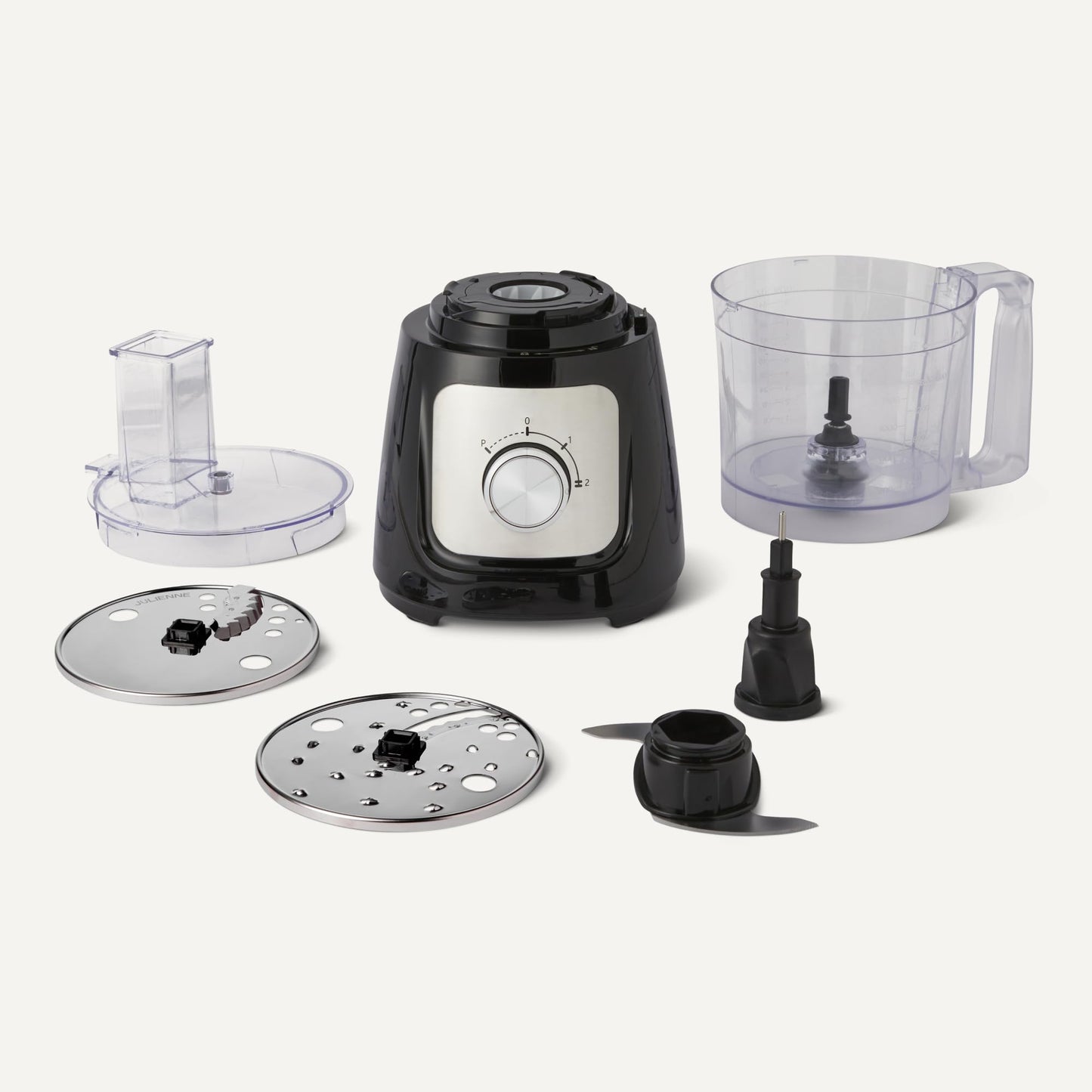 Amazon Basics Food Processor and Vegetable Chopper, 10 Cup Bowl, 2-Speed, 500 Watt Motor, Black