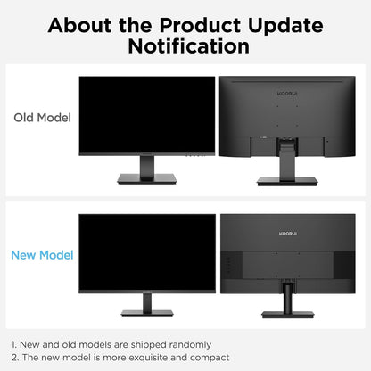 KOORUI 22 Inch Computer Monitor Full HD 1080P 100Hz PC Gaming Screen VA Panel Ultra-Slim Display 3000:1 Contrast Ratio with Adpitive Sync (HDMI/VGA/VESA Compatible 100x100mm/Audio Out), Tilt, Black