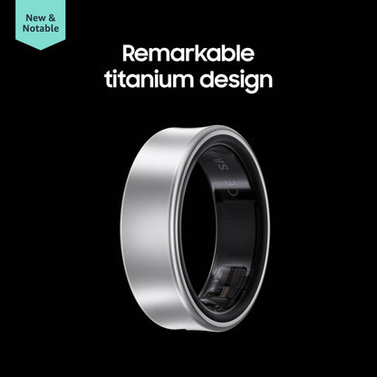 Samsung Galaxy Ring, AI Smart Ring, Size First w/Sizing Kit, No App Subscription, Fitness Monitor, Sleep Tracker, Up to 7-Day Battery, Size 11, Titanium Silver [US Version, 1Yr Manufacturer Warranty]