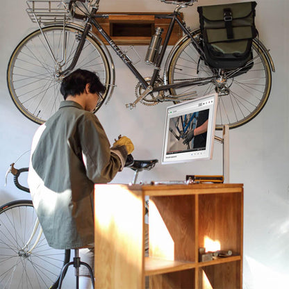 LG 27-Inch Class StanbyMe 1080p-Portable Touch-Screen-Monitor 27ART10AKPL, Built-in Battery, Full Swivel Rotation, 60Hz Refresh Rate, Calming Beige