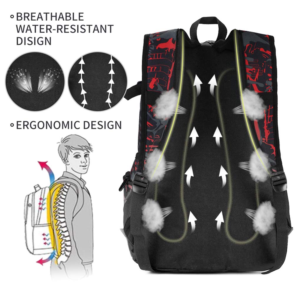 rickyh style School Backpack Travel Bag for Men & Women Lightweight College Back Pack with Laptop Compartmen