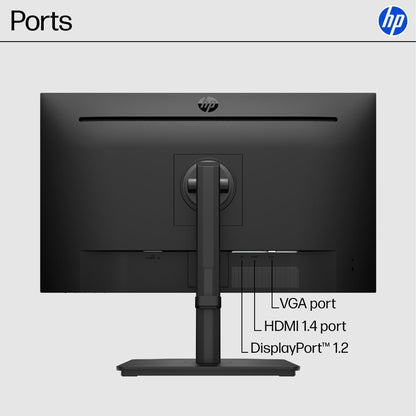 HP Series 3 27 inch FHD Monitor, Full HD Display (1920 x 1080), IPS Panel, 1300:1 Contrast Ratio, 250 Nits, Eye Ease with Eyesafe Certification, Black, 327se (2025)