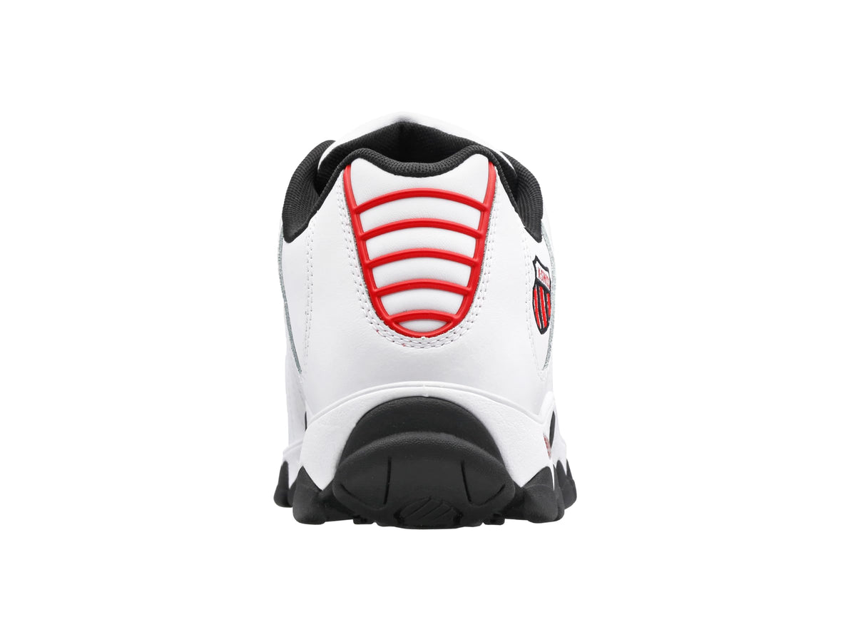 K-Swiss Men's ST329 CMF Sneaker, White/Black/Mars Red, 7.5 M