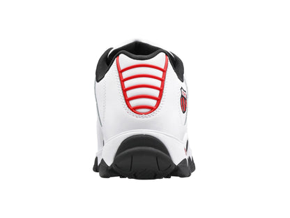 K-Swiss Men's ST329 CMF Sneaker, White/Black/Mars Red, 7.5 M