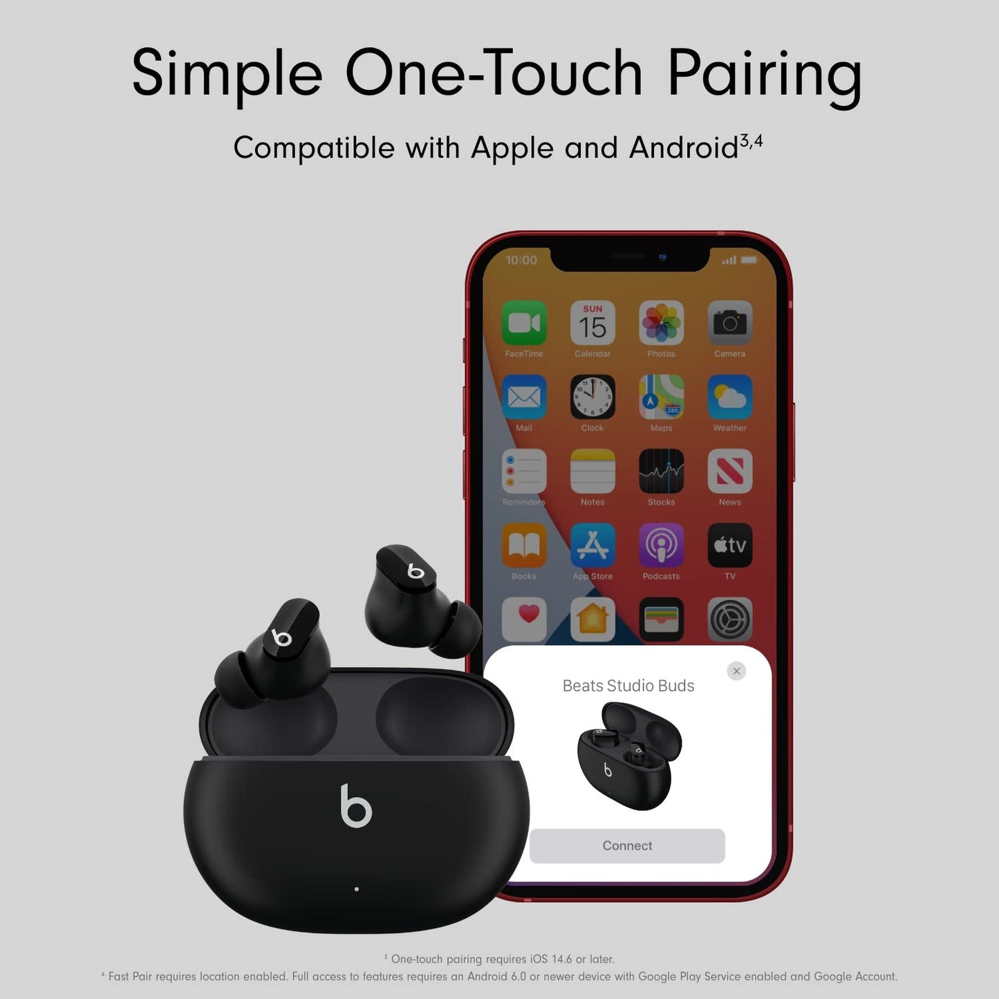 Beats Studio Buds with AppleCare+ for Headphones (2 Years) - Black