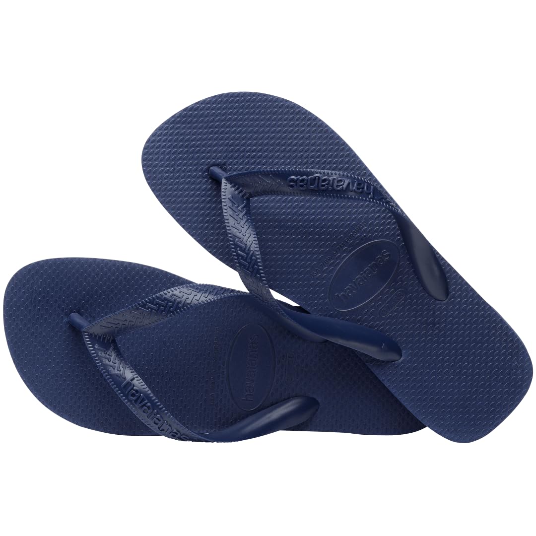Havaianas Women's Top Flip Flop Sandal, Navy Blue, 7-8 M US