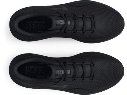 Under Armour Men's Charged Surge 4, (002) Black/Black/Black, 12, US