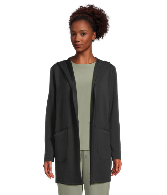 Skechers Women's Cozy Fit Skechluxe Elevate Hoodigan, Black