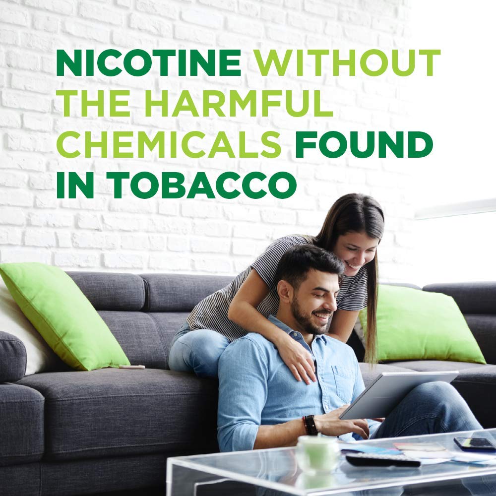 Amazon Basic Care Nicotine Polacrilex Coated Gum 4 mg (nicotine), Cool Mint Flavor, Stop Smoking Aid, 160 Count