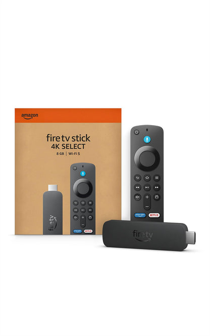 Amazon Fire TV Stick 4K Select, start streaming in 4K, AI-powered search, and free & live TV, find shows faster with Alexa+