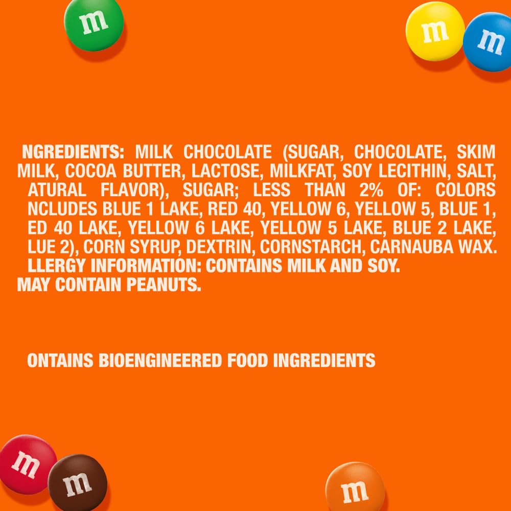 M&M'S MINIS Full Size Milk Chocolate Candy Bulk Pack, 1.08 Ounce (Pack of 24)