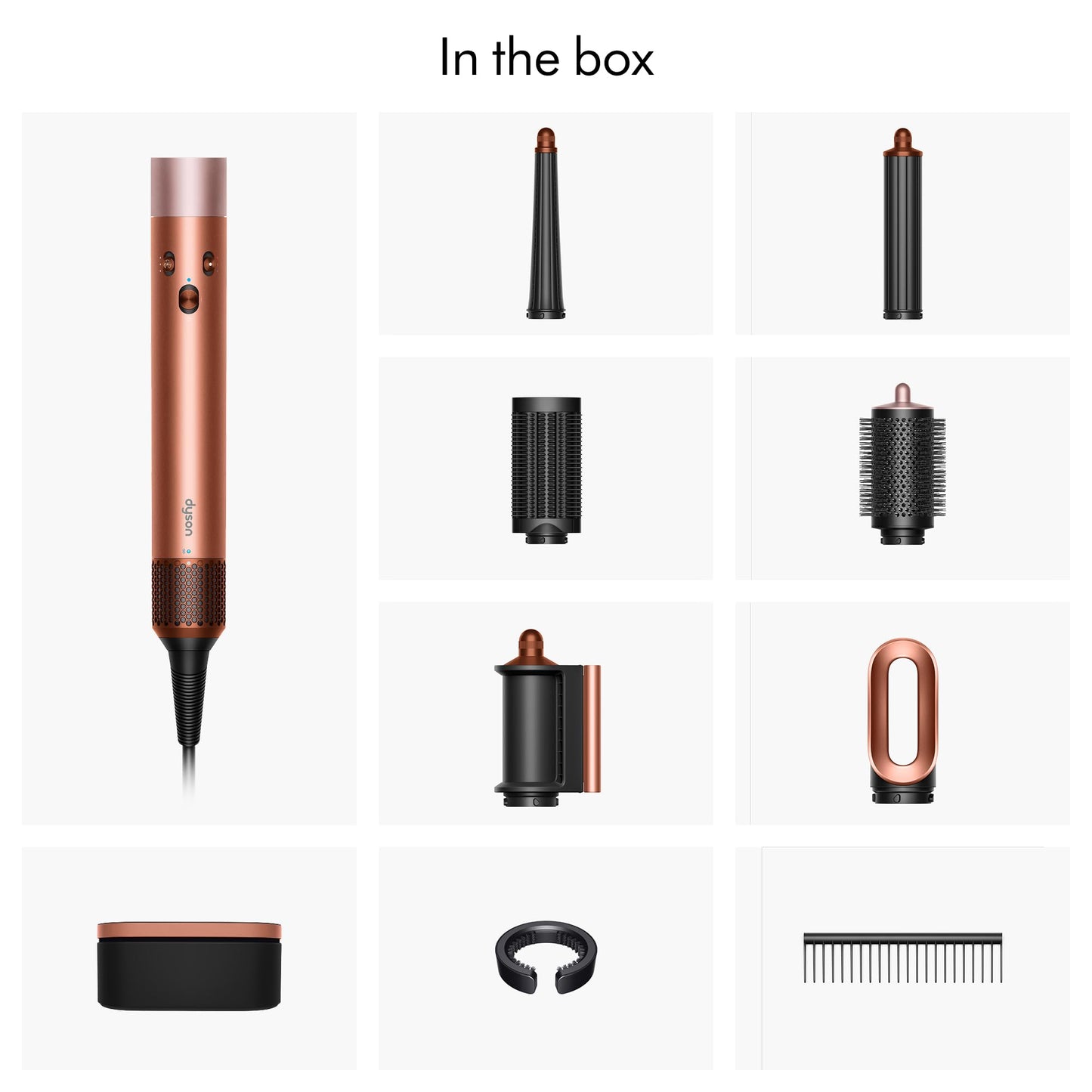 Dyson Airwrap i.d. Multi-Styler, Allure Winner, Bluetooth Connected, No Heat Damage, 6-in-1 Versatility, Intelligent Hair Styler