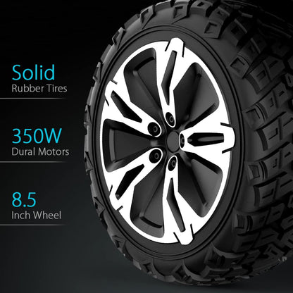 Gyroor Warrior 8.5 inch All Terrain Off Road Hoverboard with Bluetooth Speakers and LED Lights, UL2272 Certified Self Balancing Scooter