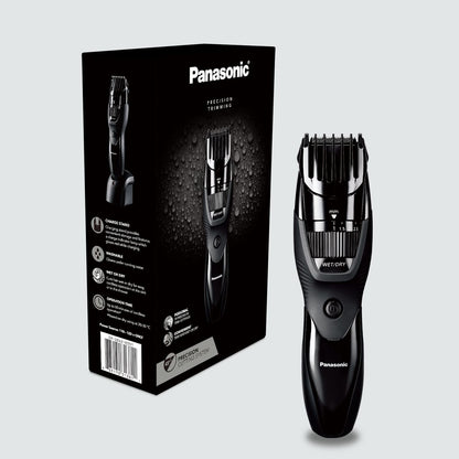 Panasonic Cordless Men's Beard Trimmer With Precision Dial, Adjustable 19 Length Setting, Rechargeable Battery, Washable - ER-GB42-K (Black)