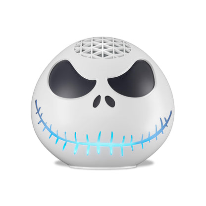 Echo Dot Bundle: Includes Echo Dot (5th Gen, 2022 release) | Glacier White and Limited Edition Disney Jack Skellington Shell