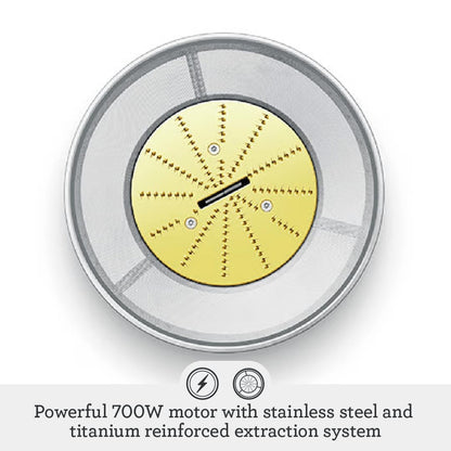Breville BJE200XL Juice Fountain Compact Centrifugal Machine, 25 fl oz, Silver