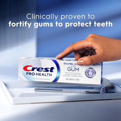 Crest Pro-Health Enamel Repair and Gum Toothpaste 4.8 oz Anticavity, Antibacterial Flouride Toothpaste, Clinically Proven, Gum and Enamel Protection, Advanced Whitening