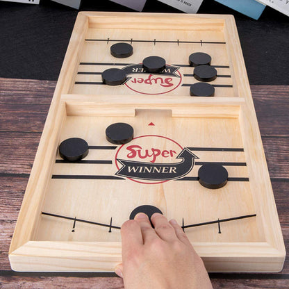 Fast Sling Puck Game,Sling Puck Game, Sling Board Games Toy,Paced Winner Board Games Toys for Kids & Adults