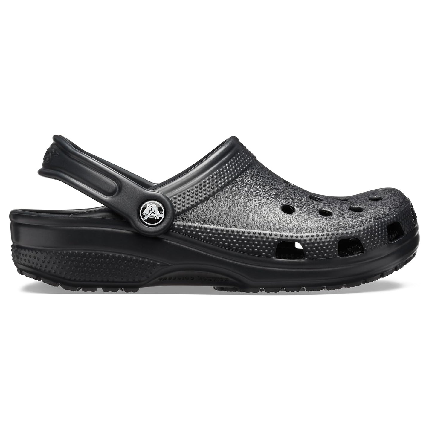 Crocs Unisex-Adult Classic Clog, Clogs for Women and Men, Black, 8 Women/6 Men
