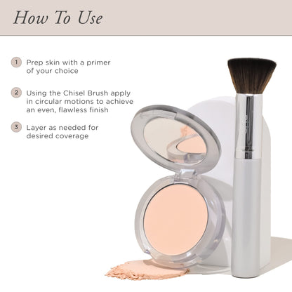 PUR Beauty 4-in-1 Pressed Mineral Makeup Powder Foundation with SPF 15 - Concealer & Finishing Compact Pressed Powder for Face - Buildable Medium to Full Coverage Foundation Powder (Linen)
