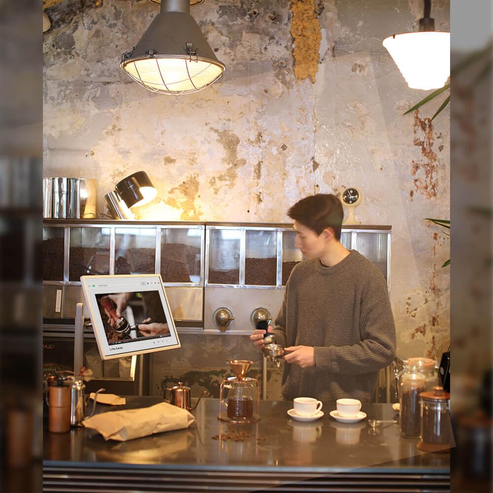 LG 27-Inch Class StanbyMe 1080p-Portable Touch-Screen-Monitor 27ART10AKPL, Built-in Battery, Full Swivel Rotation, 60Hz Refresh Rate, Calming Beige