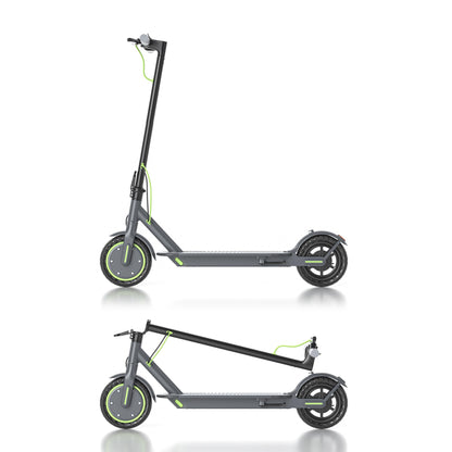 Roinside Electric Scooter for Adults - 8.5" Solid Tires, 350W Motor, Up to 19 MPH and 12 Miles Long-Range Commuting Folding E-Scooter with Dual Braking System and Smart App
