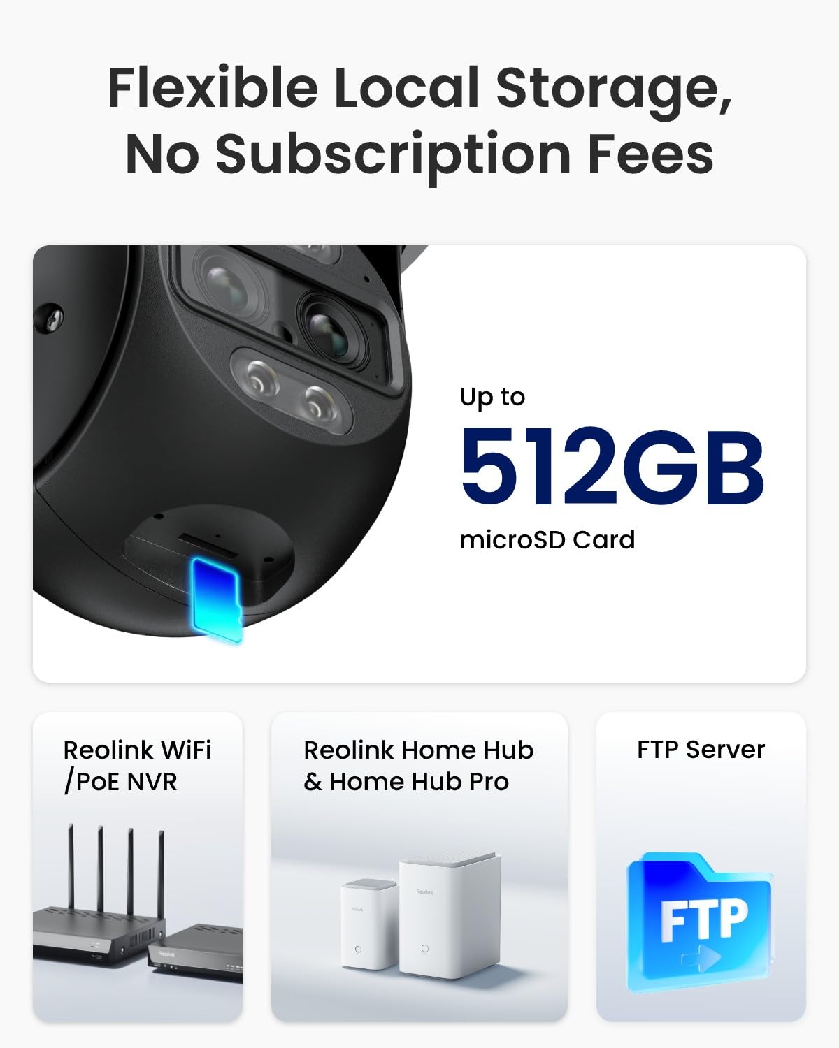 REOLINK 4K Wired WiFi Outdoor Camera, 8MP Dual Lens Security Camera, 360 PTZ Camera Auto Tracking, 2.4/5GHz Wi-Fi Smart Person/Vehicle Detection, 6X Hybrid Zoom, Color Night Vision, TrackMix WiFi