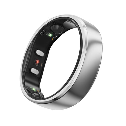 RingConn Gen 2, World’s First Smart Ring with Sleep Apnea Monitoring, No APP Subscription, 12-Day Battery Life, Stress/Heart Rate/Women's Health Tracker, Android & iOS Compatible (Silver, Size 9)