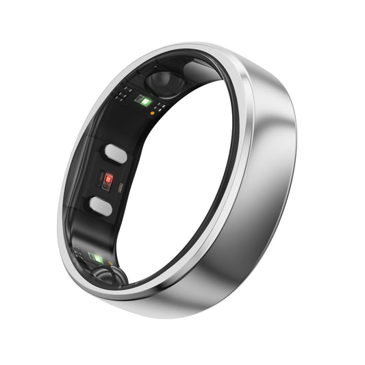 RingConn Gen 2, World’s First Smart Ring with Sleep Apnea Monitoring, No APP Subscription, 12-Day Battery Life, Stress/Heart Rate/Women's Health Tracker, Android & iOS Compatible (Silver, Size 10)