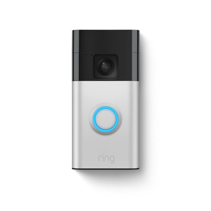 All-new Ring Battery Doorbell, Head-to-Toe Video, Live View with Two-Way Talk, and Motion Detection & Alerts (2024 release), Satin Nickel