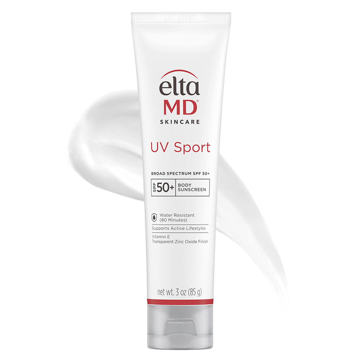 EltaMD UV Sport Sunscreen Lotion SPF 50 - Face and Body Sunscreen SPF 50, Water & Sweat Resistant, Zinc Oxide Formula for Active Lifestyles, 3 oz