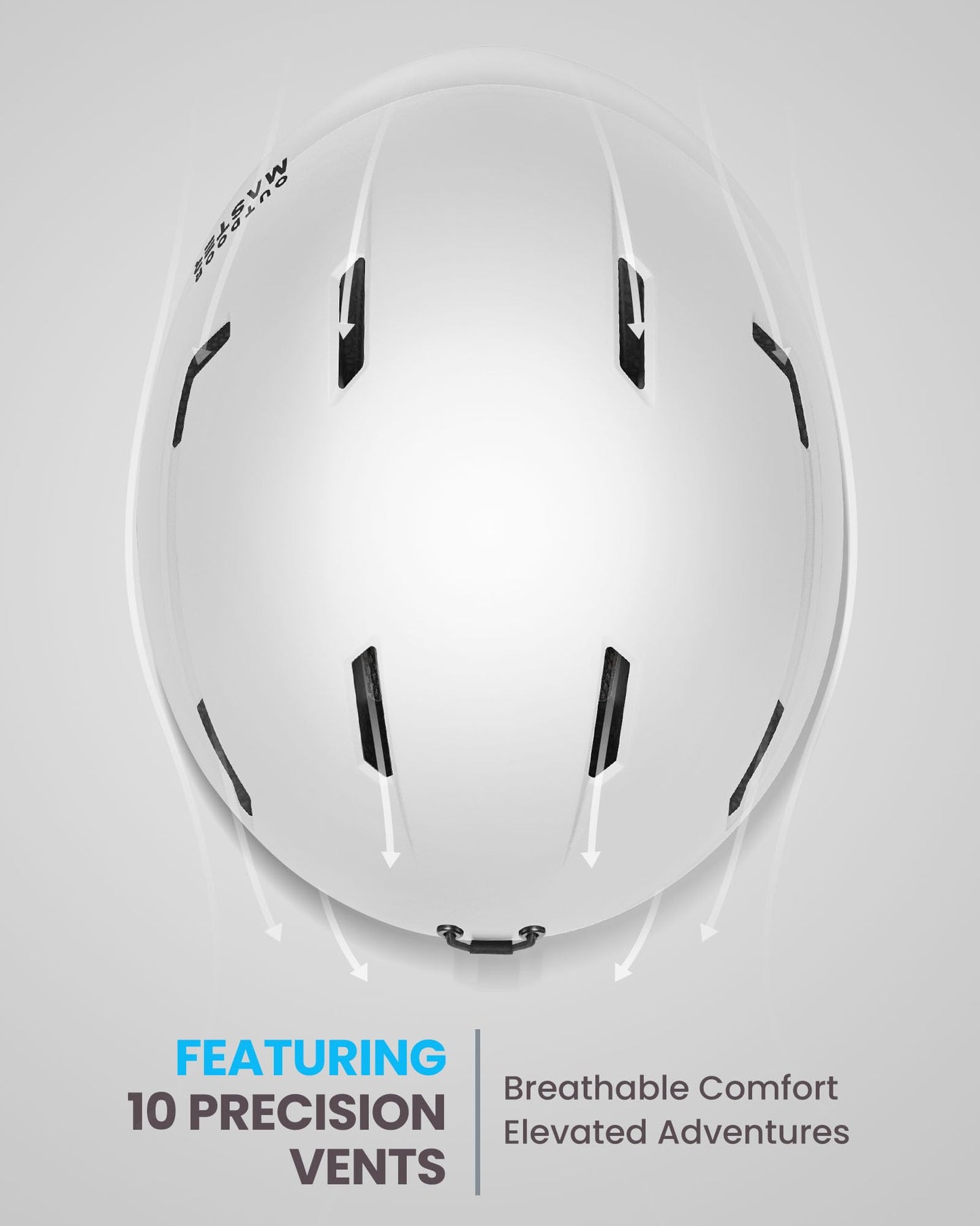 OutdoorMaster Ski Helmet Set,Snowboard Helmet with Goggles for Adults - Durable PC Shell, Protective EPS Foam & 10 Cooling Vents -Snow Helmets for Men, Women & Youth