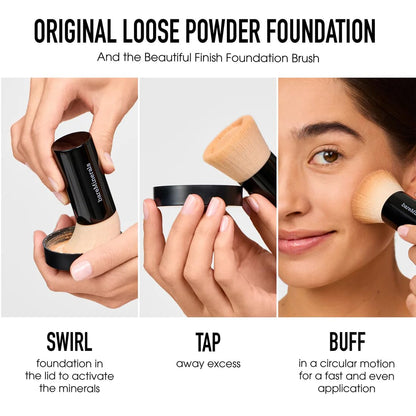 bareMinerals Deluxe Original Loose Mineral Foundation SPF 15 - Holiday Limited Edition Size $88 value - Fair