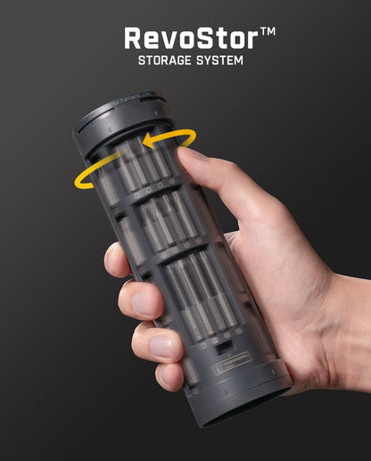 Fanttik E2 Ultra Mini Electric Screwdriver, Cordless Screwdriver, Max 0.6N.m, 50 Magnetic Bits, 5/32'' Hex, Magnetic Storage, Repair Tool for Electronics, Camera, Laptop, and PC Build (Grey)