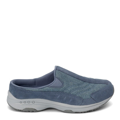 Easy Spirit Women's Traveltime303 Mule, Light Blue-Denim, 6 Wide