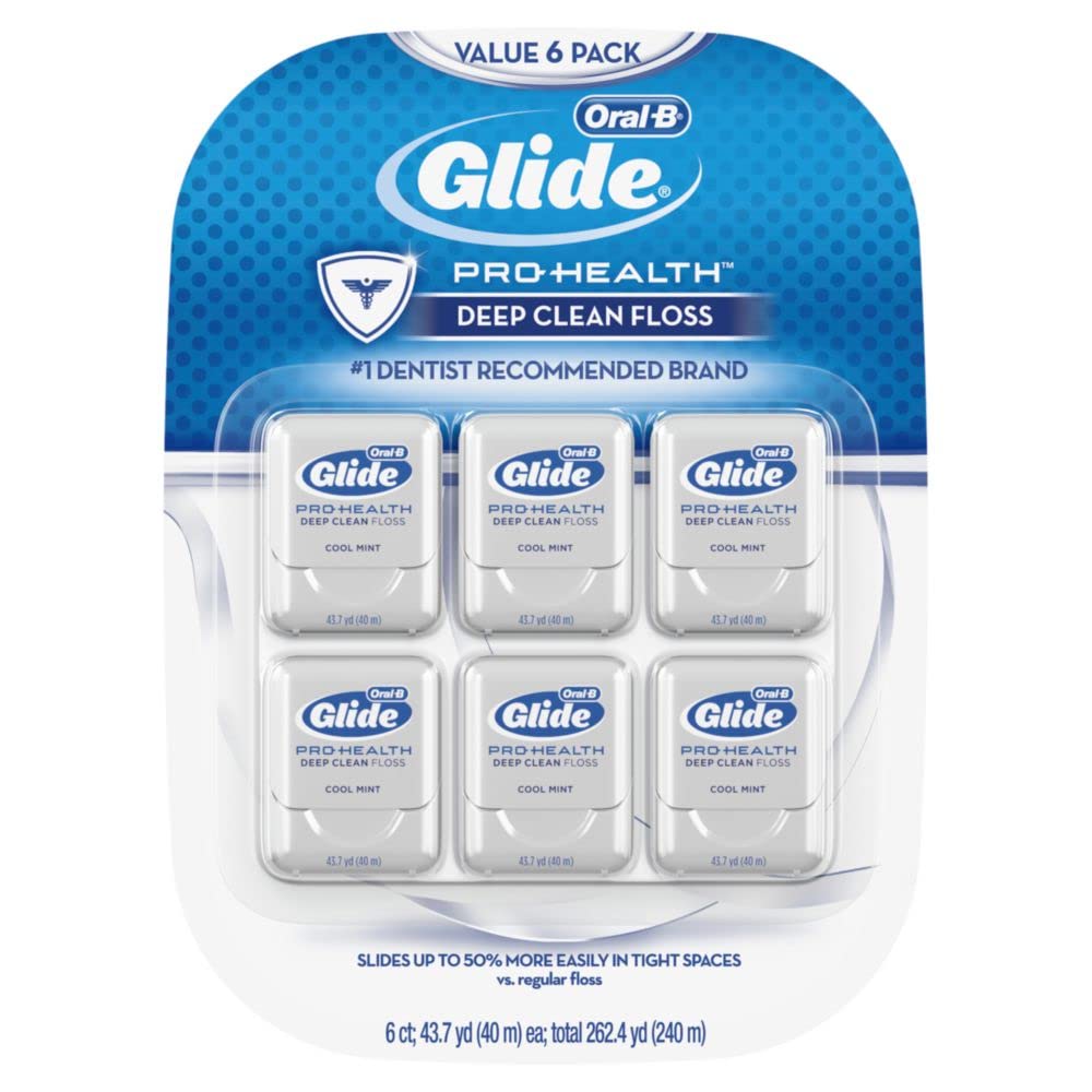 GLIDE Oral-B Pro-Health Mint Deep Clean Floss 6 Count