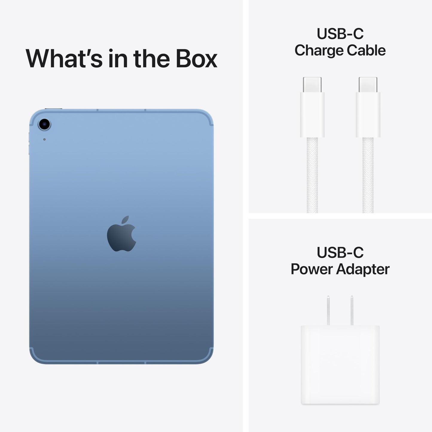 Apple iPad 11-inch: A16 chip, 11-inch Model, Liquid Retina Display, 256GB, Wi-Fi 6 + 5G Cellular, 12MP Front/12MP Back Camera, Touch ID, All-Day Battery Life — Blue