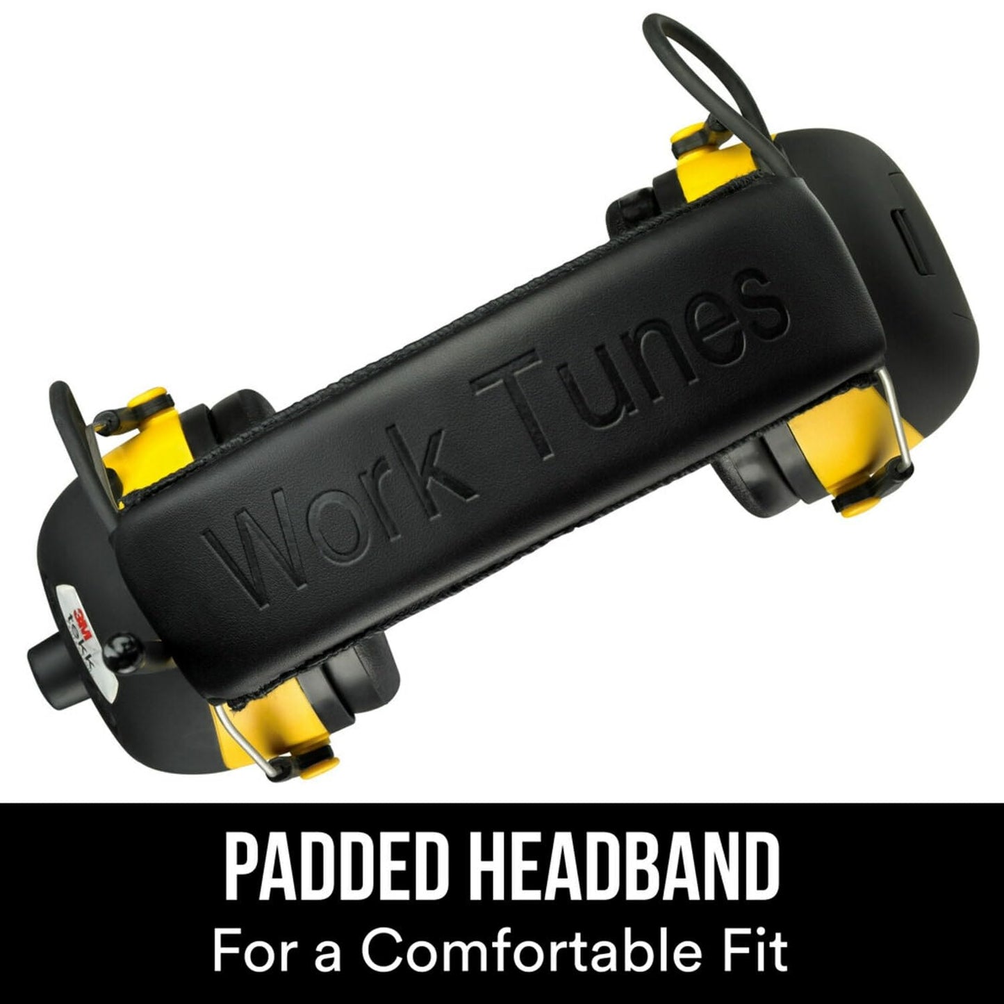 3M - 90541-80025T WorkTunes AM/FM Hearing Protector with Audio Assist Technology, 24 dB NRR, Ear protection for Mowing, Snowblowing, Construction, Work Shops