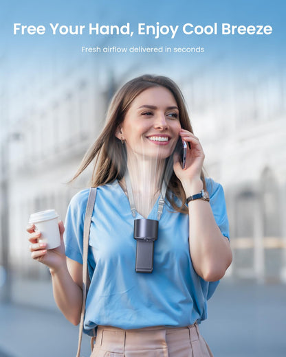 Handheld Portable Fan with Ice Cooler,Speed (1-199) 5500mAh Rechargeable Personal Fan,[20H Cooling Time] Super Mini Yet Powerful [20000 RPM] Small Pocket Fans for Travel/Outdoor/Office,Grey Purple