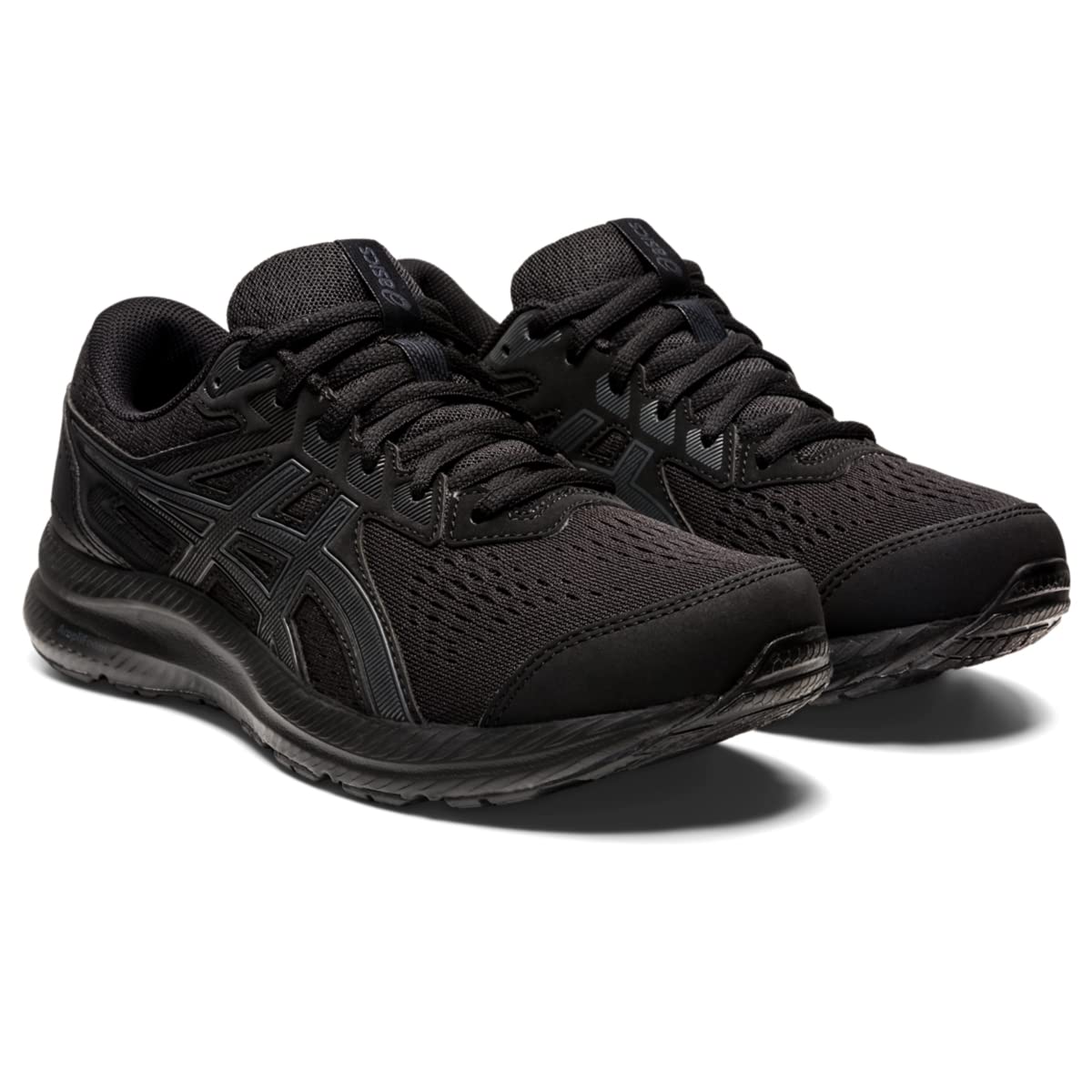 ASICS Women's Gel-Contend 8 Running Shoes, 5, Black/Carrier Grey