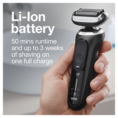 Braun Series 7 7091cc Flex Electric Razor for Men, Black