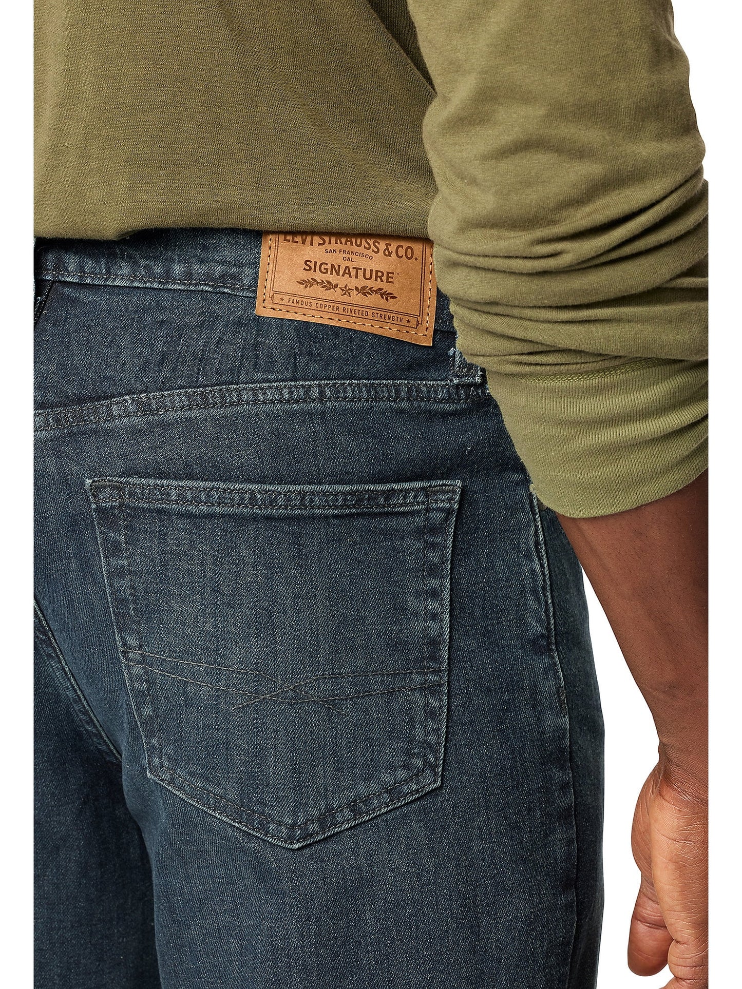 Levi Strauss Signature Men's and Big and Tall Athletic Fit Jeans