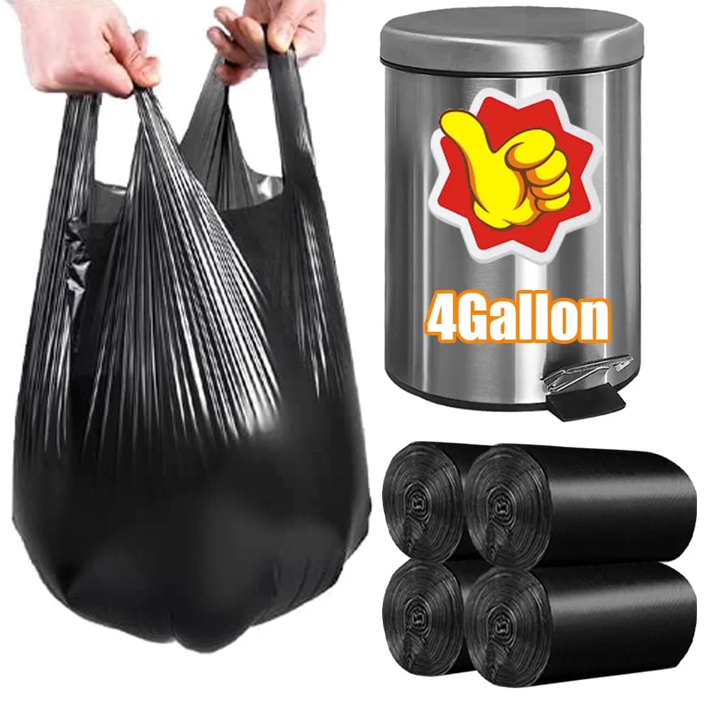 4 Gallon Wastebasket Bags Garbage Bags,Small Trash Bags for Office,Kitchen,Bedroom,100 Count