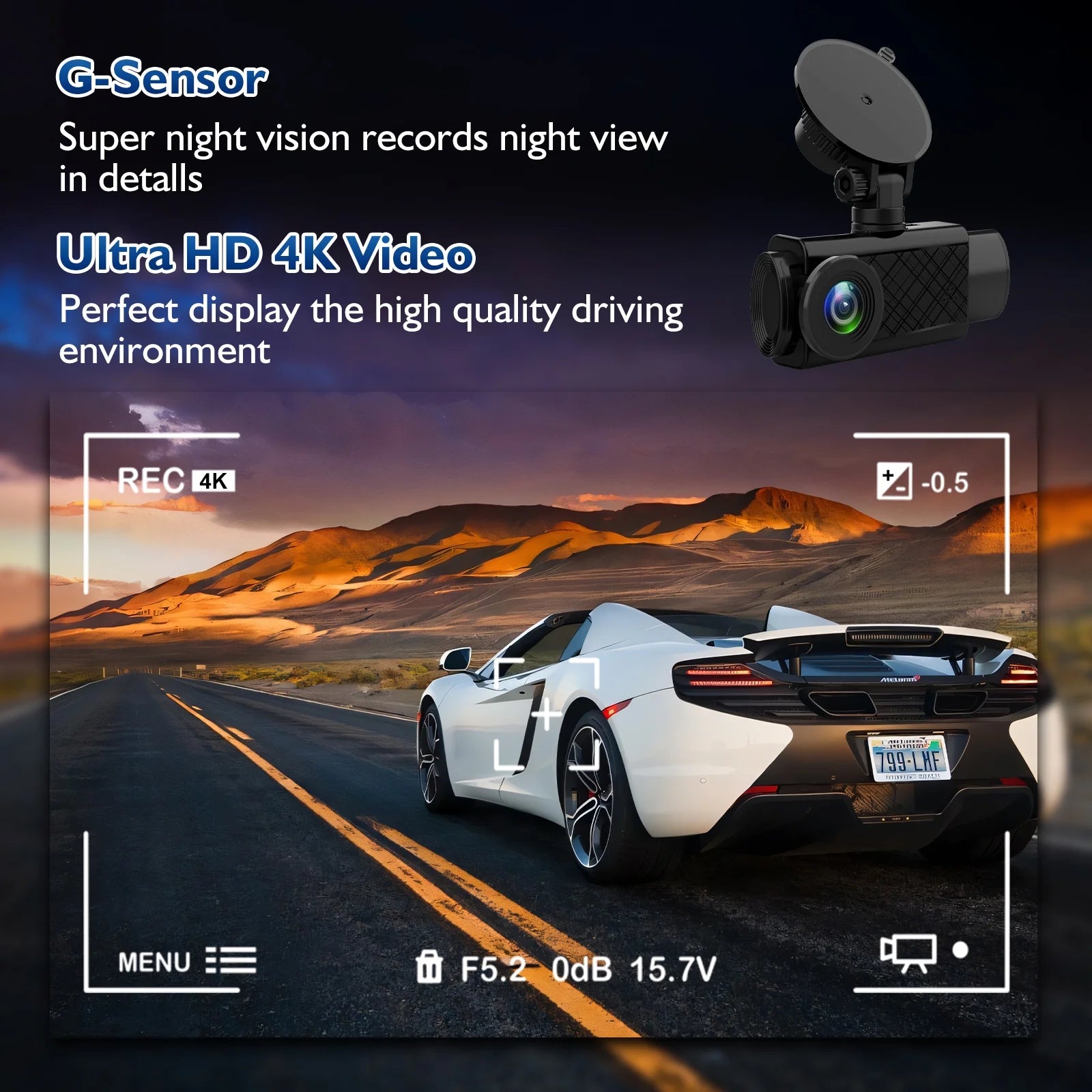 Dash Cam,3 Channel Dash Cam,4K+1080P Dash Cam Front and Inside,Triple Dash Cam for Car,Dash Camera with 32GB Card, 2160P Full UHD,G-Sensor,170°Deg Wide Angle Dashboard with Infrared Night Vision