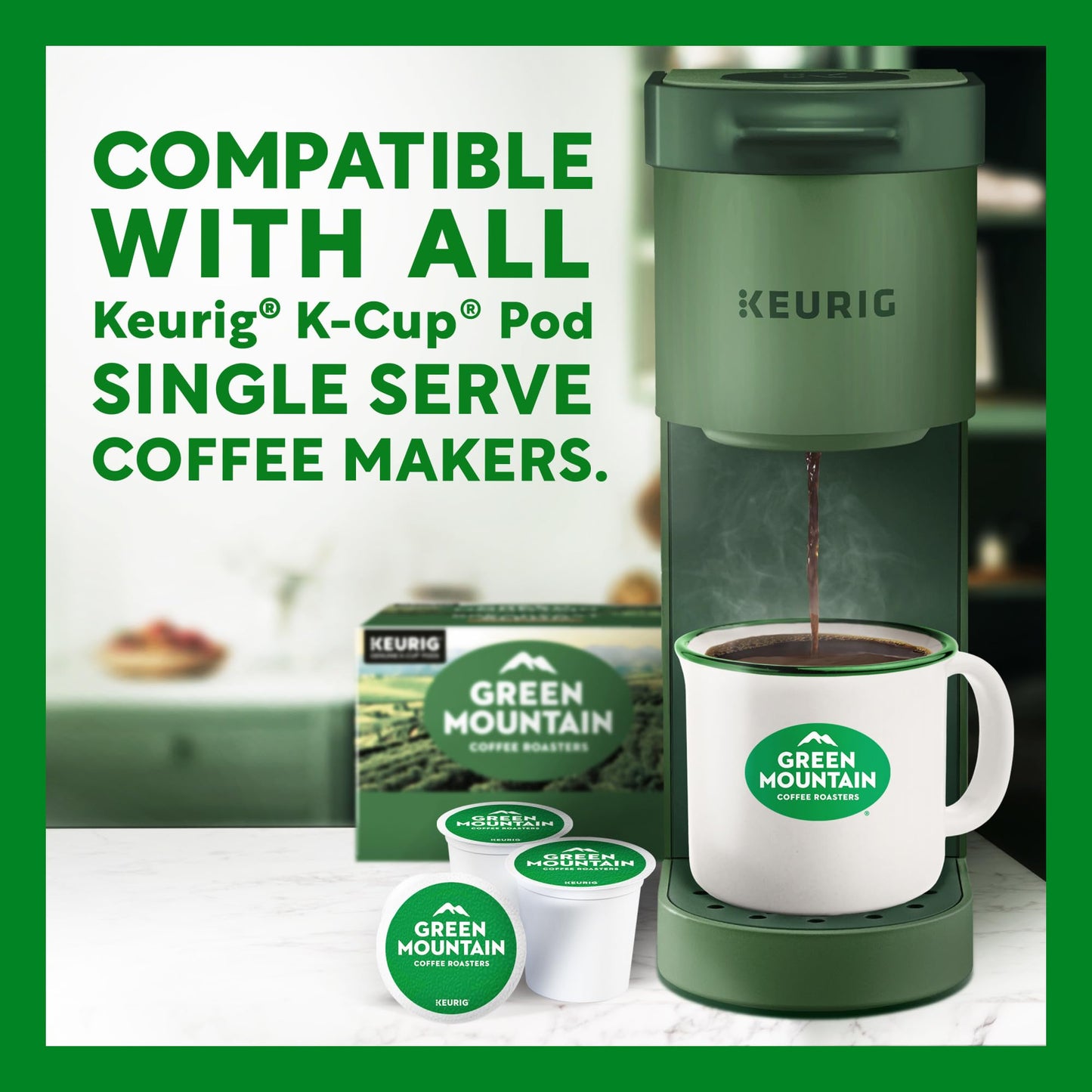 Green Mountain Coffee Roasters Dark Magic Coffee, Keurig Single-Serve K-Cup pods, Dark Roast, 96 Count