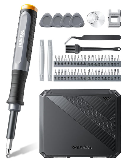 Wesdut 52in1 Precision Screwdriver Set, [Super Durable] Small Repair Kit, PC Accessories, PS5 Cleaning Kit, Tool Sets for Men, Fit MacBook, Computer, Laptop, Watch, PS4, Xbox, Eyeglass, Console More