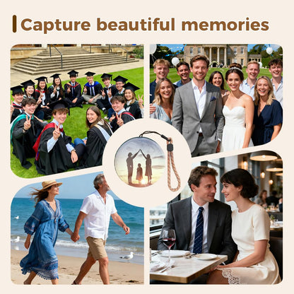 2026 New Christmas Memory Sphere Lamp, 2.7" Crystal Ball Video Player Memory Orb Lamp, Personalized Uploadable Videos & Photos Gift for Couples Friends Anniversary Birthday Christmas Gift (White)
