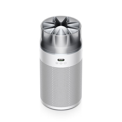 Dyson HushJet Purifier Compact, Quiet air purifier, App controlled, purifies up to 203 sq ft, Captures NO2 (White/Silver)