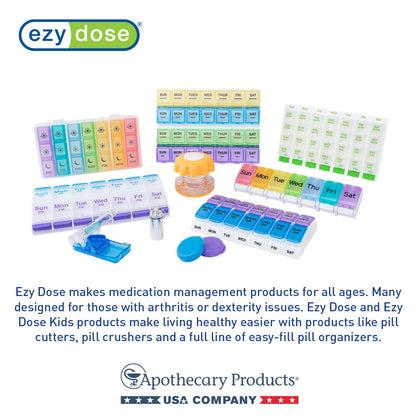 EZY DOSE Monthly Medtime (28-Day) Pill Planner │Monthly Pill Organizer